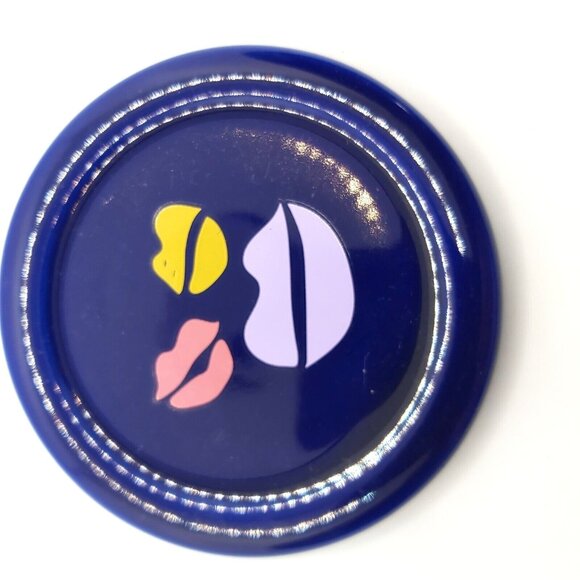 Davids Tea Nordic Mug Color Changing Lips Kiss Valentine Blue Infuser and Lid - Picture 7 of 12